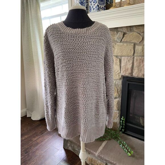 Zenana Premium Gray Sweater (XL) - Picture 1 of 3